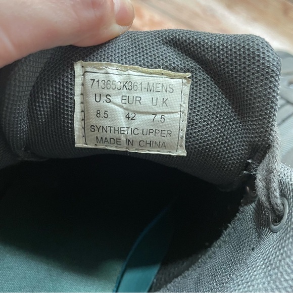 Bass Men Sneakers Charcoal Gray Size 8.5 - Picture 13 of 16